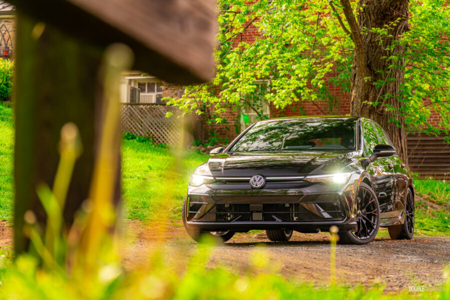 2025 Volkswagen Golf R exterior front quarter view
