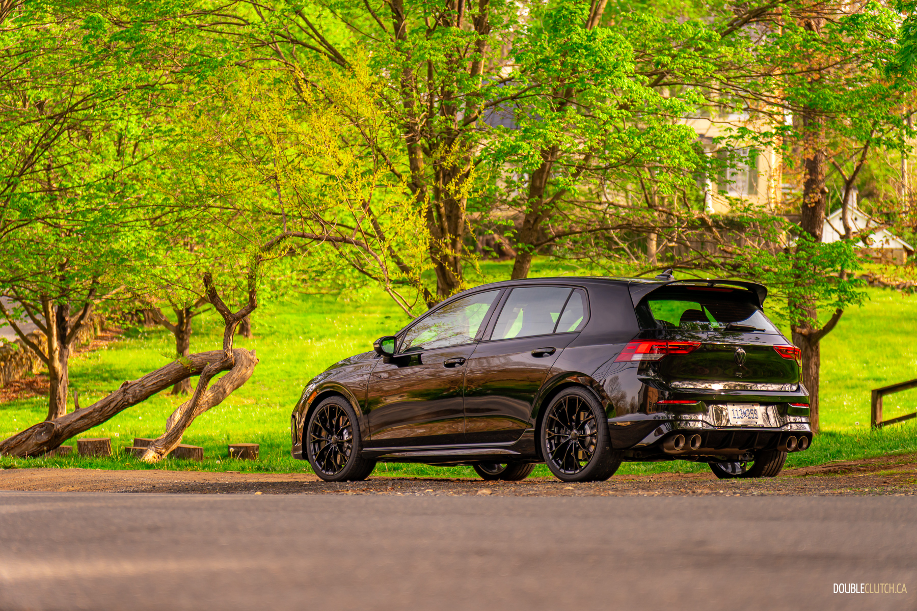 2025 Volkswagen Golf R exterior rear quarter view