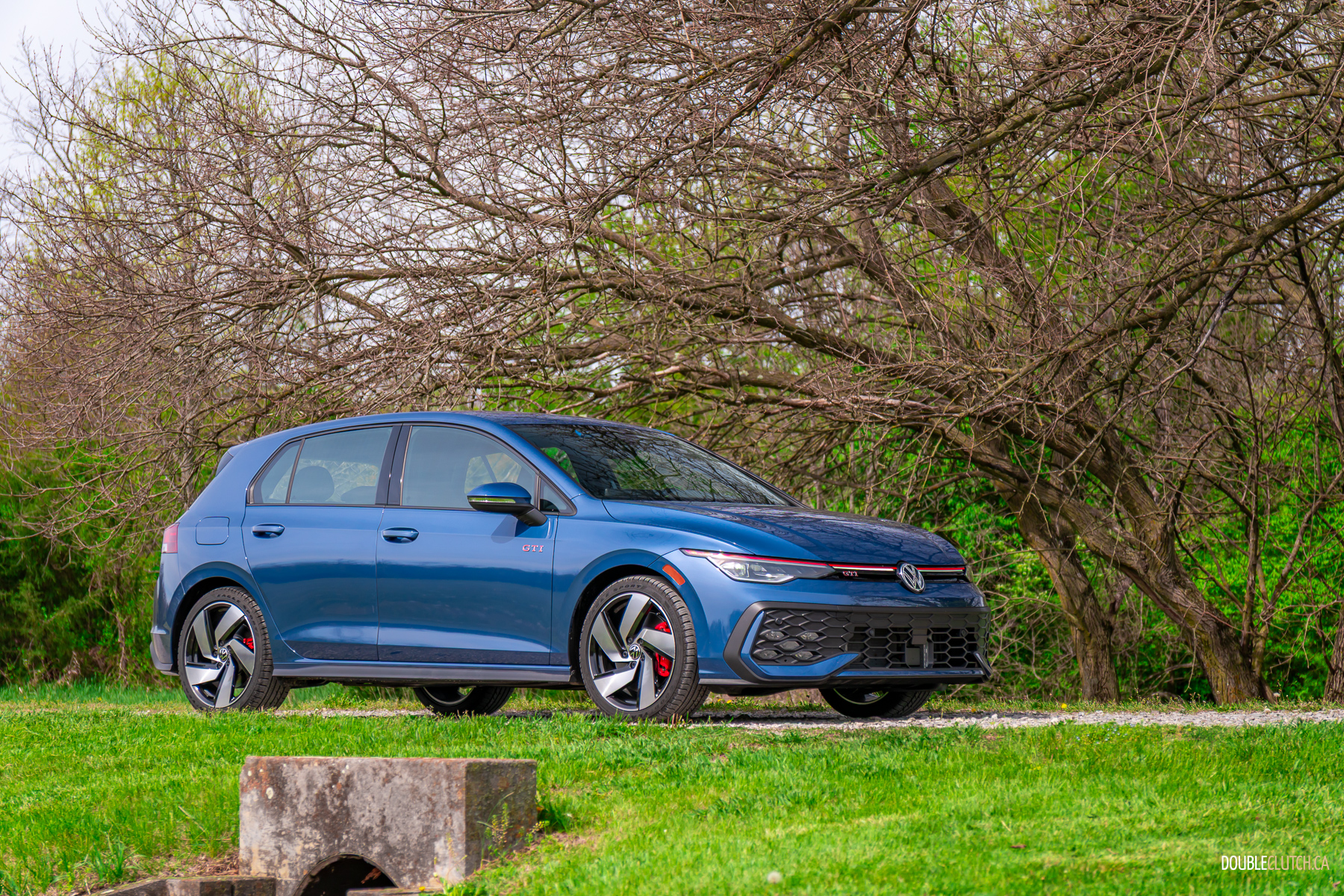 2025 Volkswagen Golf GTI exterior front quarter view