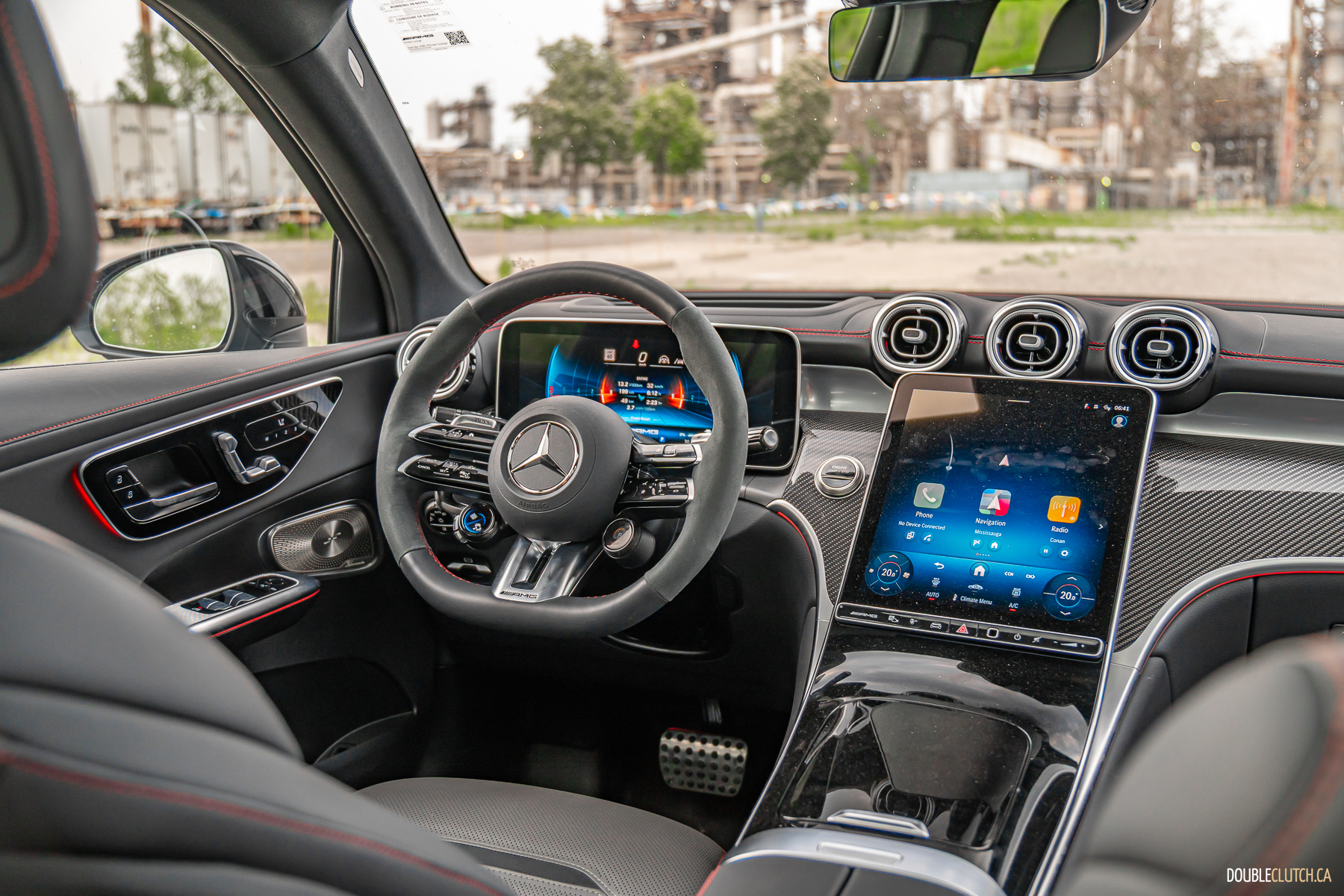 2025 Mercedes-AMG GLC 63 S driver's side cockpit