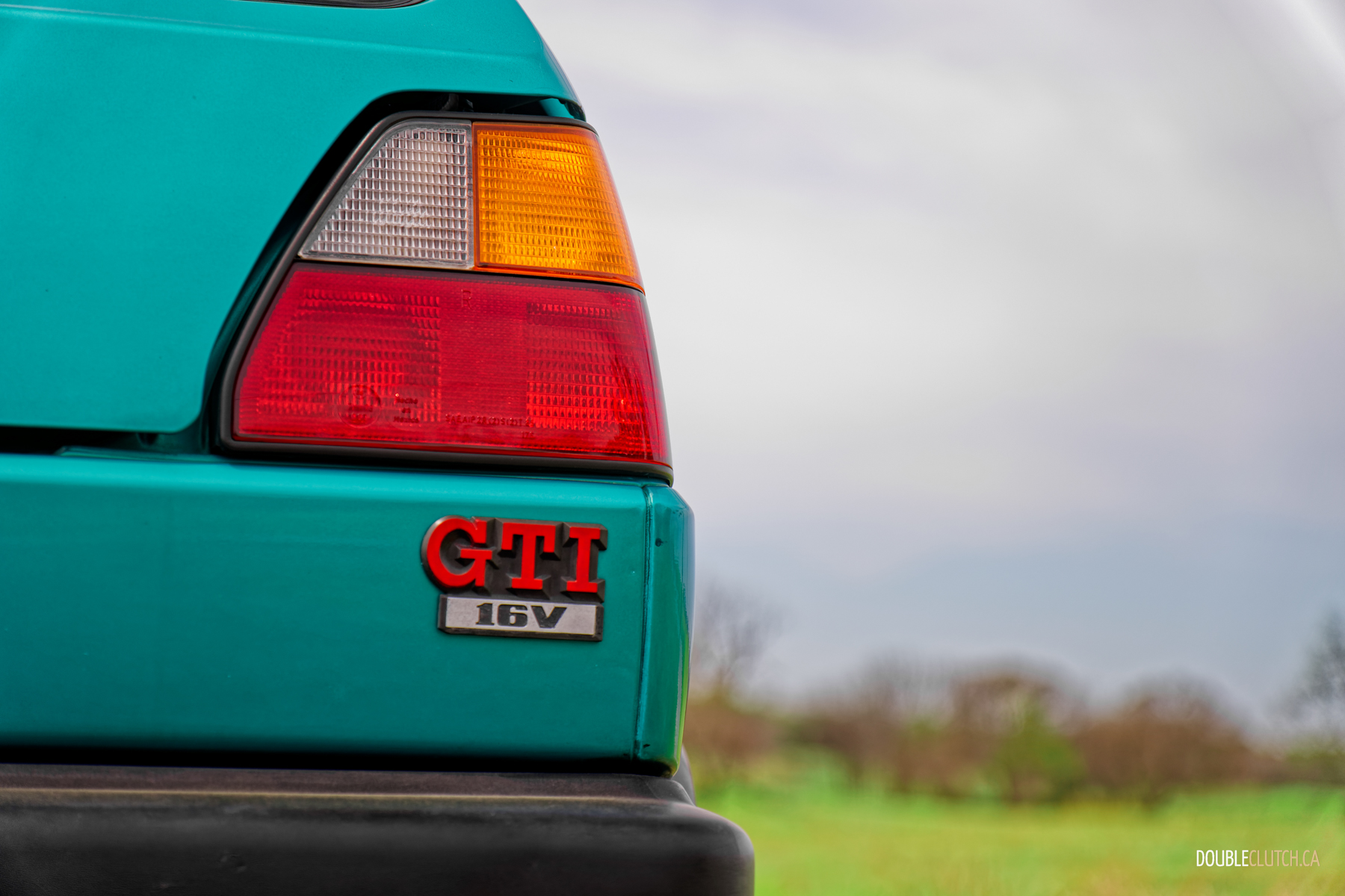1992 Volkswagen GTI 16V rear badge view