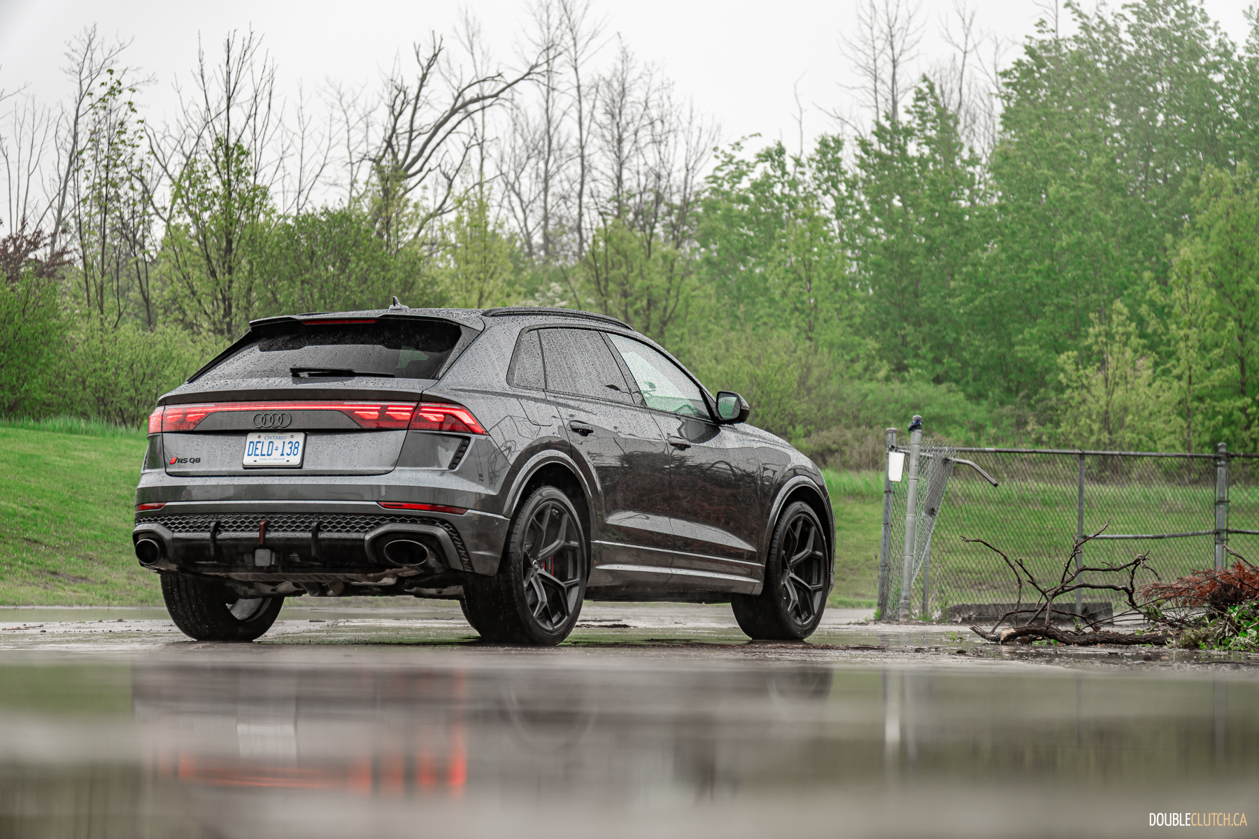 2025 Audi RS Q8 Performance rear quarter view
