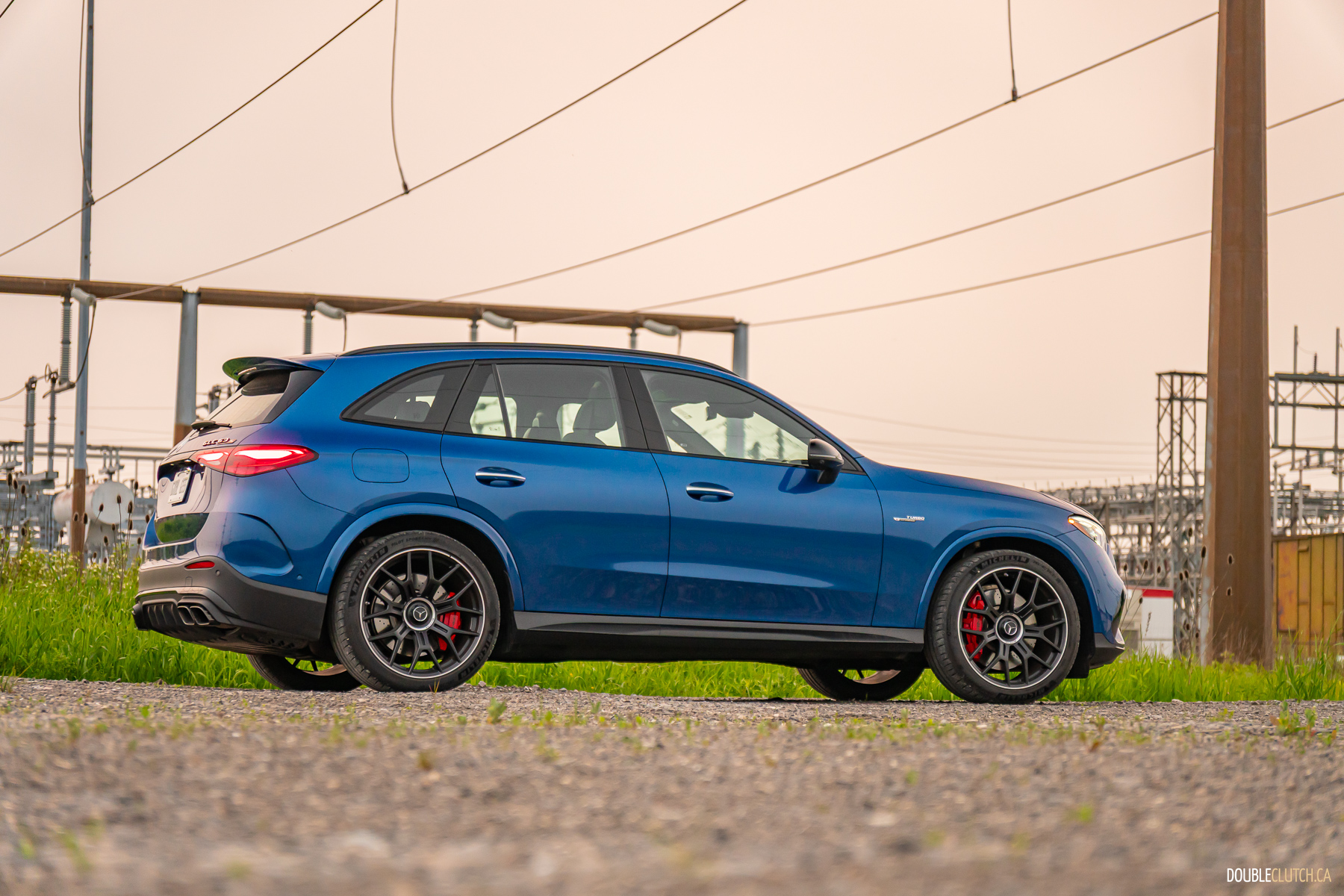 2025 Mercedes-AMG GLC 63 S rear quarter view