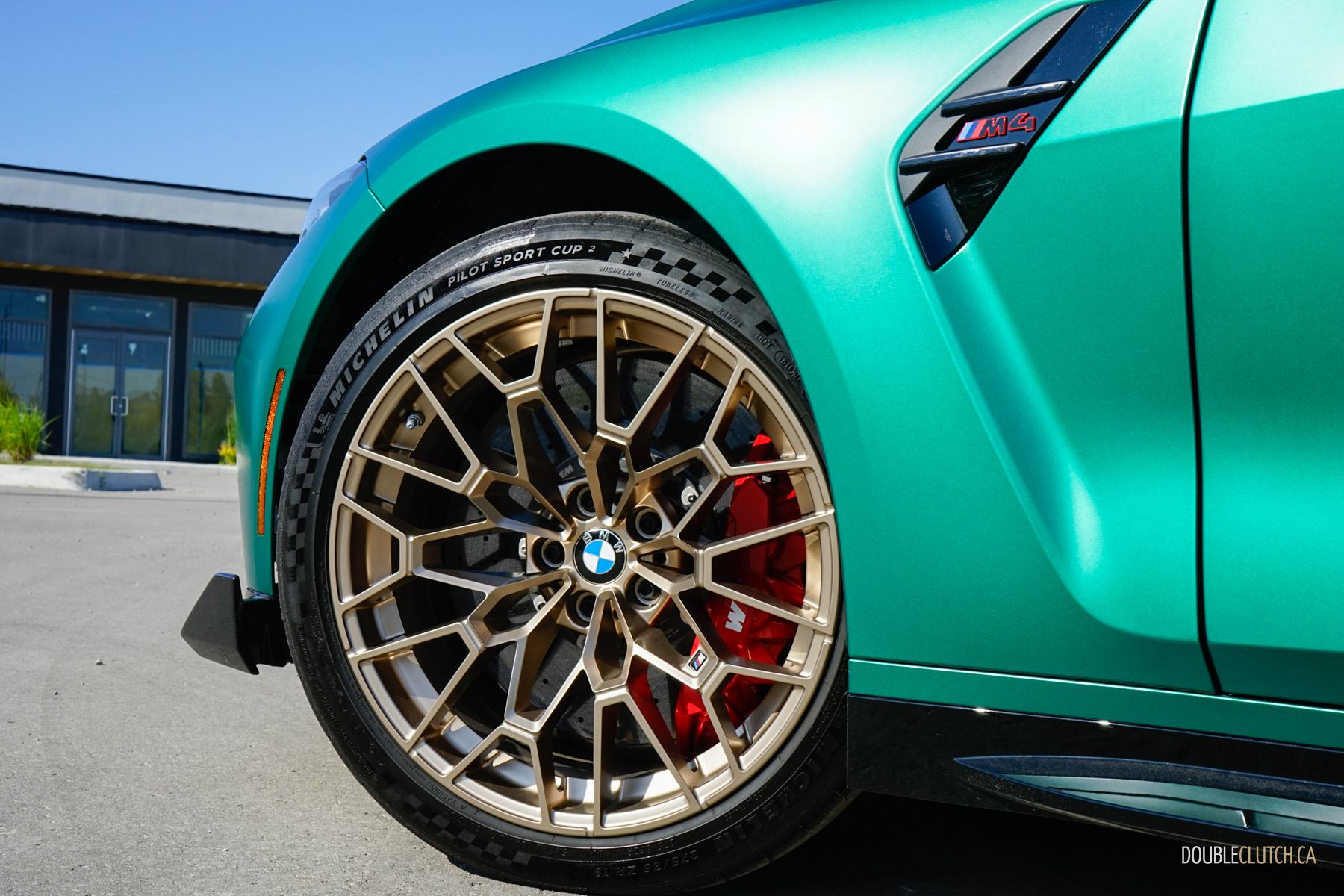 2025 BMW M4 CS front wheel close-up