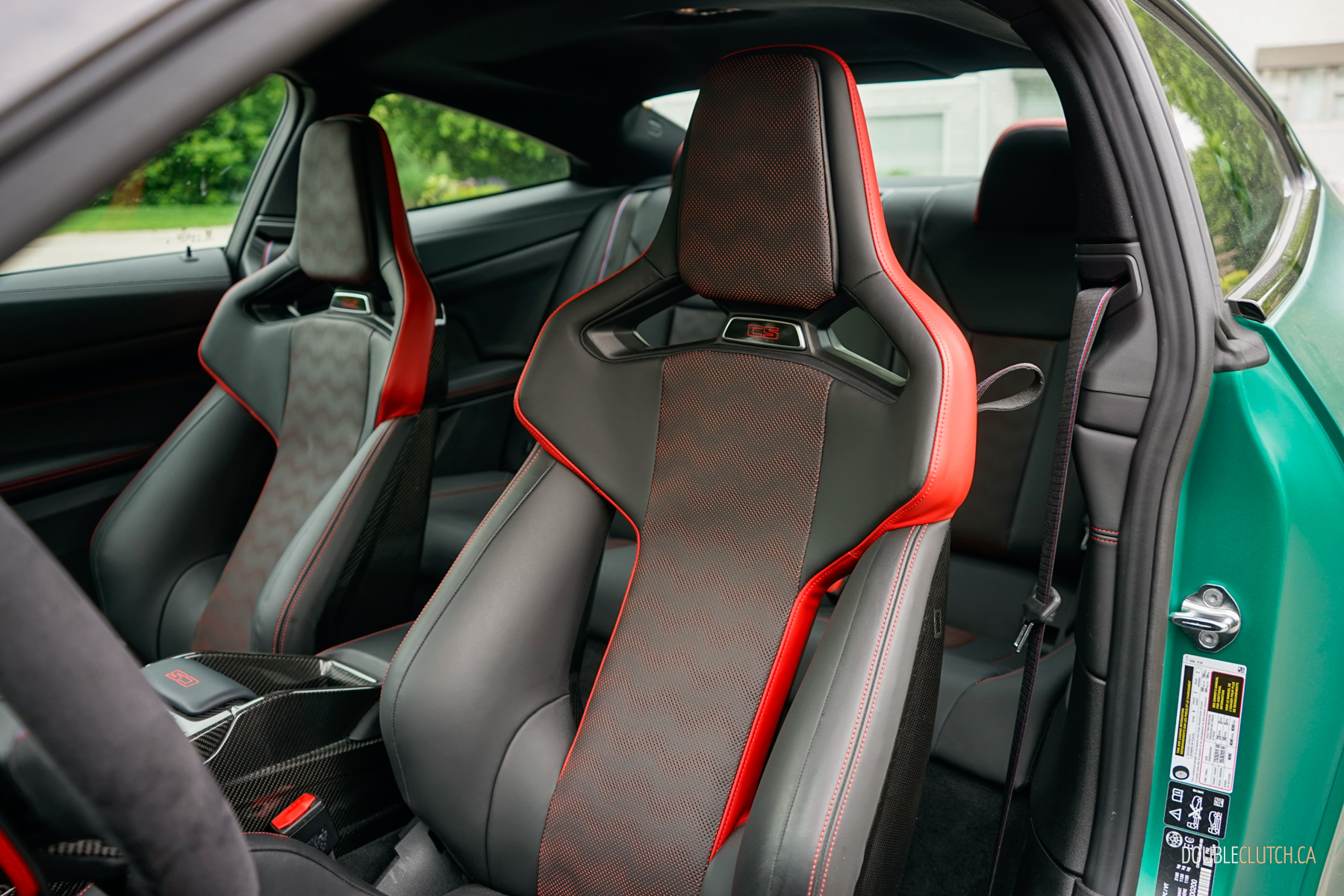 2025 BMW M4 CS front seat view