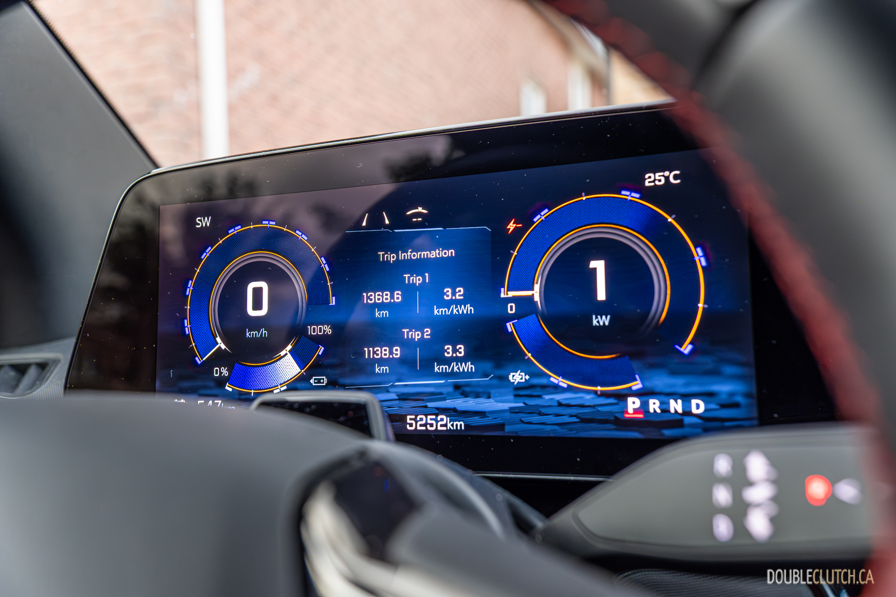 2025 Chevrolet Silverado EV RST digital gauge cluster close-up