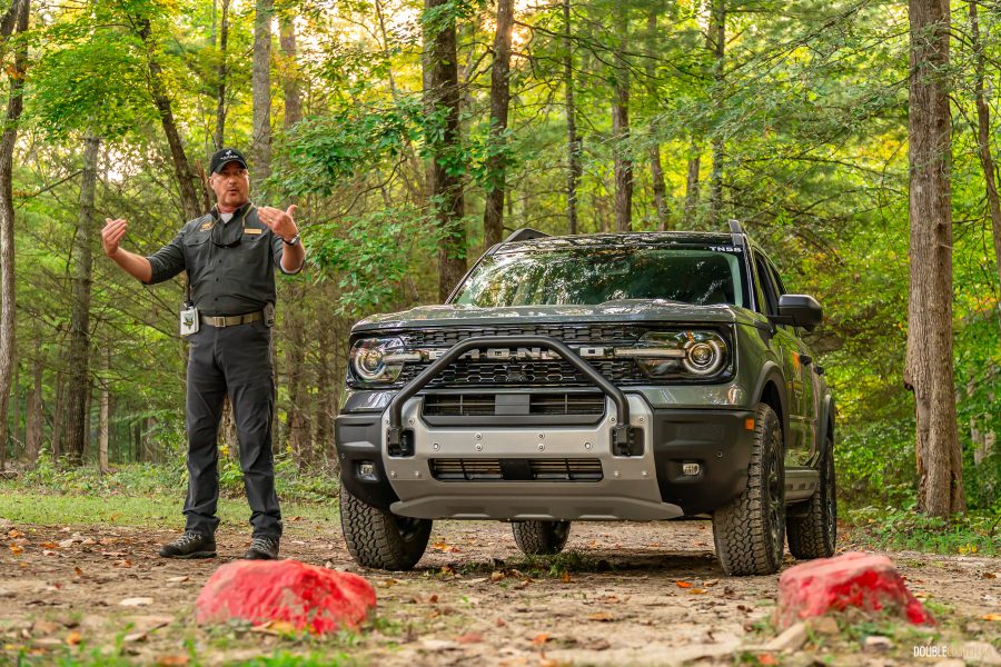 2025 Ford Brono Sport Sasquatch at Bronco Off-Roadeo experience in Tennessee