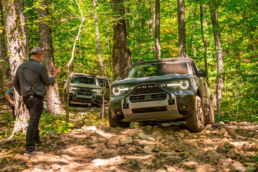 2025 Ford Brono Sport Sasquatch at Bronco Off-Roadeo experience in Tennessee