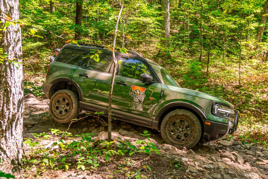 2025 Ford Brono Sport Sasquatch at Bronco Off-Roadeo experience in Tennessee
