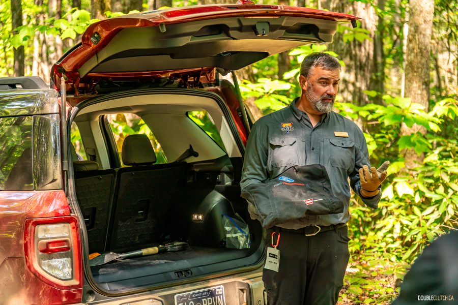 2025 Ford Brono Sport Sasquatch at Bronco Off-Roadeo experience in Tennessee