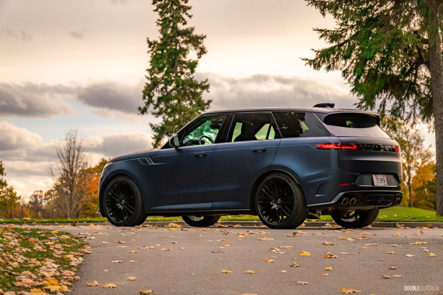 2025 Range Rover Sport SV in Nebula Blue matte