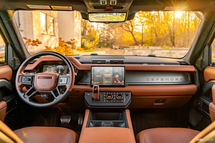 2026 Land Rover Defender OCTA interior in Burnt Sienna