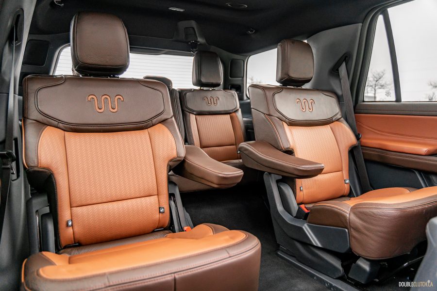 2025 Ford Expedition King Ranch interior in Mesa Del Rio leather