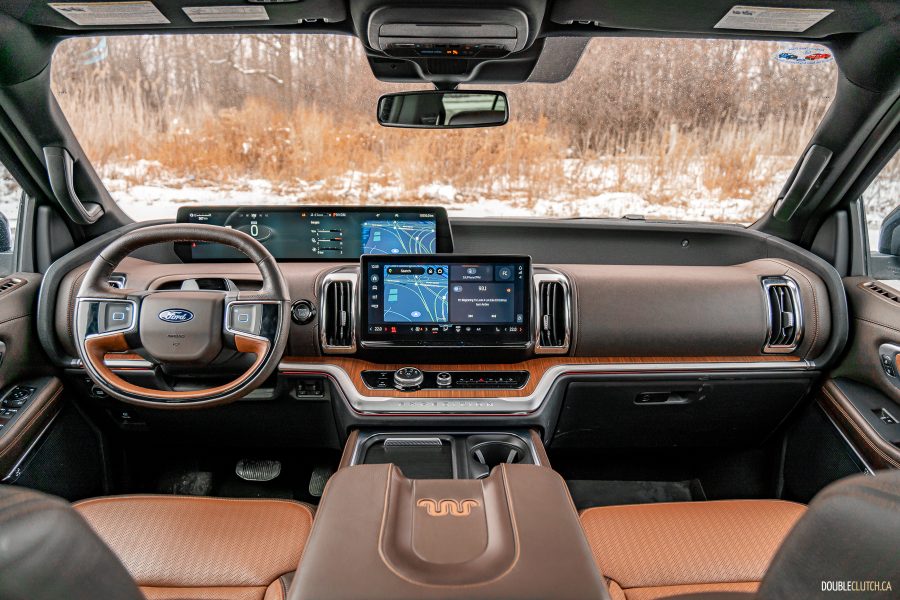 2025 Ford Expedition King Ranch interior in Mesa Del Rio leather