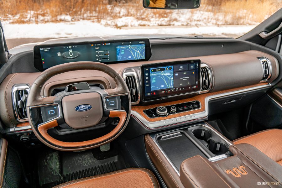 2025 Ford Expedition King Ranch interior in Mesa Del Rio leather