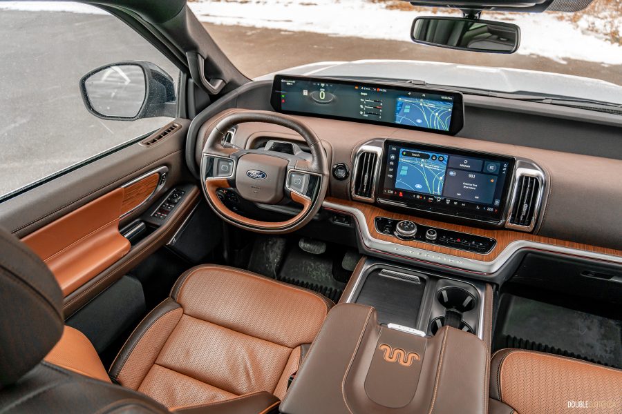 2025 Ford Expedition King Ranch interior in Mesa Del Rio leather