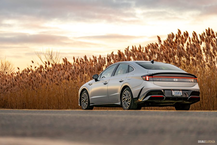 2026 Hyundai Sonata Hybrid in matte Aero Silver