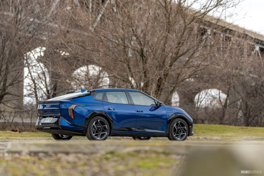 2026 Kia EV4 in Yacht Blue
