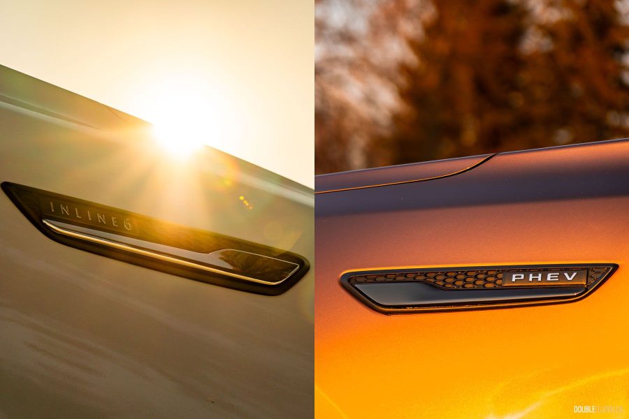 PHEV and Inline 6 badges on Mazda CX-70 and CX-90