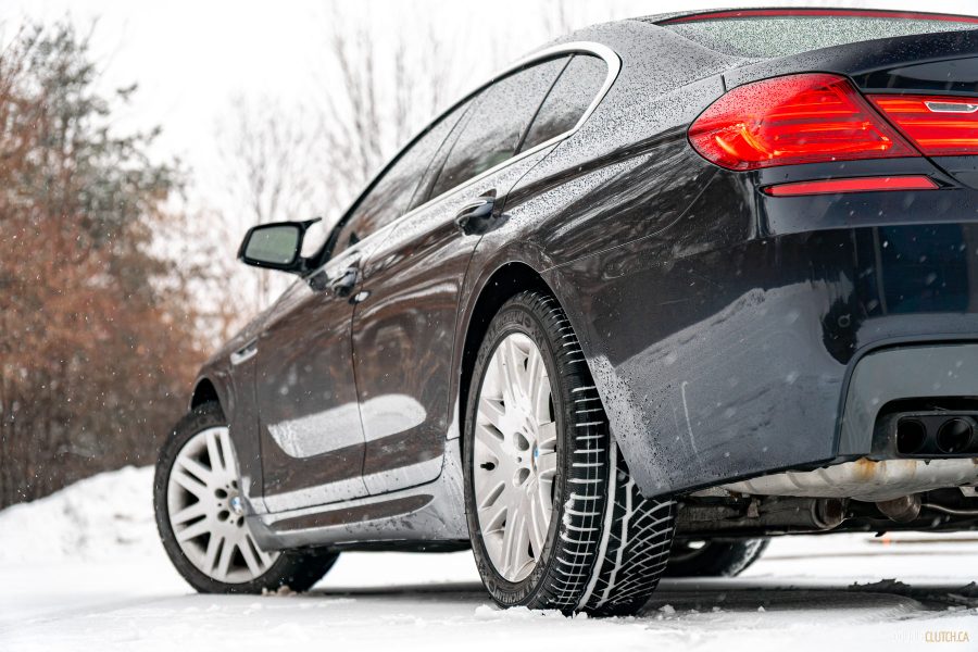 Michelin Pilot Alpin PA4 performance winter tires on 2013 BMW 650i xDrive Gran Coupe