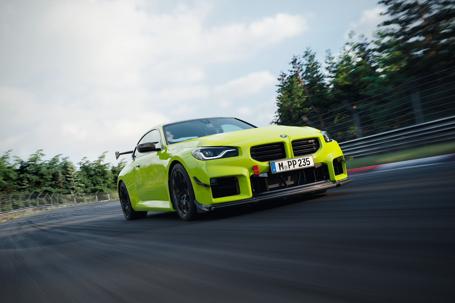 2026 BMW M2 with M Performance Track Kit in Sao Paulo Yellow